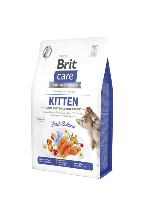 Care Kitten Gentle Digestion & Strong Immunity Somonlu Tahılsız Yavru Kedi Maması 7 Kg