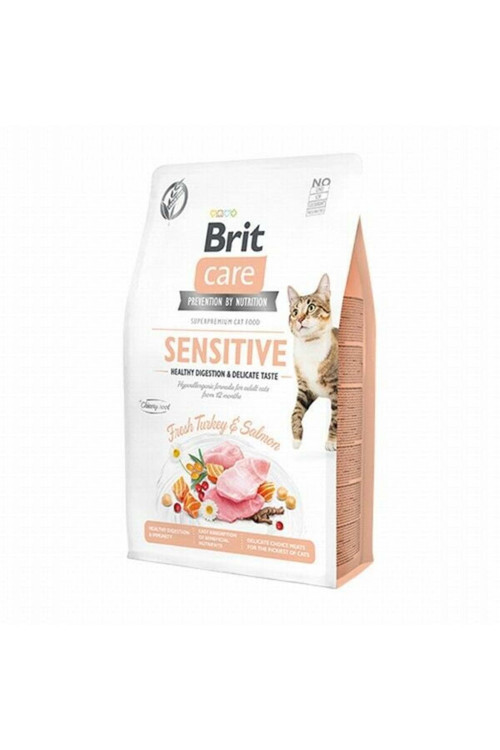 Care Sensitive Hypo-Allergenic Somonlu Ve Hindili Tahılsız Yetişkin Kedi Maması 2 Kg(.11/202