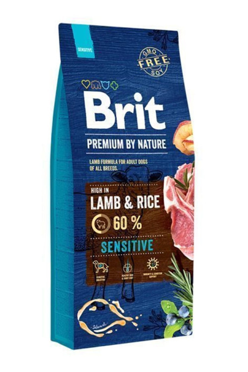 Premium By Nature Sensitive Kuzu Etli Pirinçli Yetişkin Köpek Maması 15 Kg
