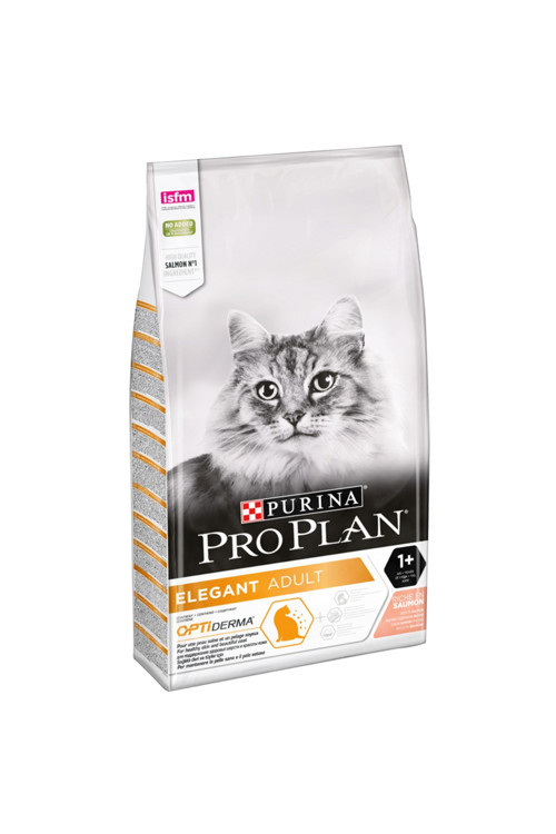 Elegant Somonlu 3Kg Kuru Kedi Maması Optiderma Adult Yetişkin Kedi Maması