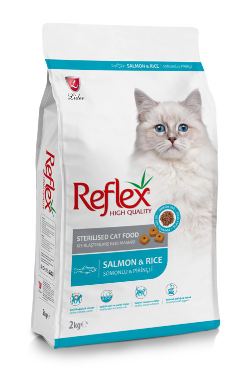 Sterilised Salmon & Rice-- Balıklı Kısırlaştırılmış Yetişkin Kedi Maması 2 Kg.