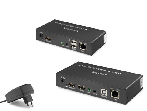 HDX1306 Hdmi KVM Extender 120M Siyah