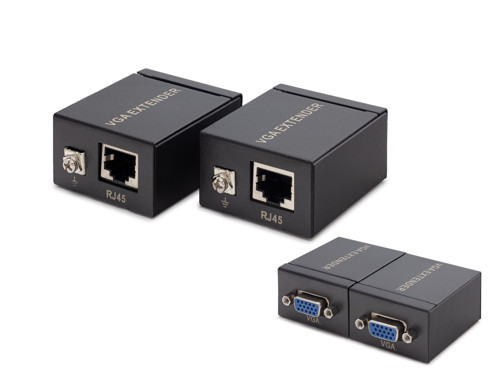 HDX1285 Vga+Audio Extender 60M Siyah