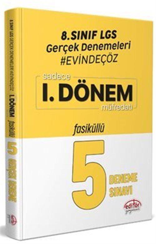 LGS Evde Çöz 1. Dönem Fasiküllü 5 Gerçek Deneme
