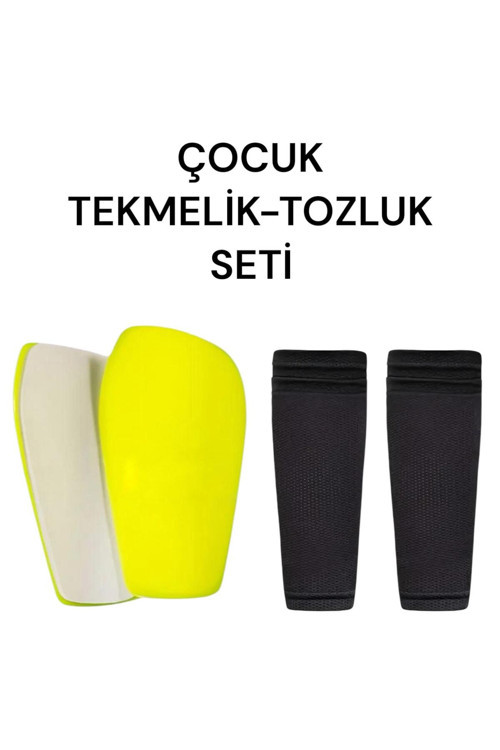 Çocuk Tekmelik Kaval Koruyucu Konç Çoraplı Futbol Tekmeliği Futbolcu Kavallık Çoraplı Tekmelik