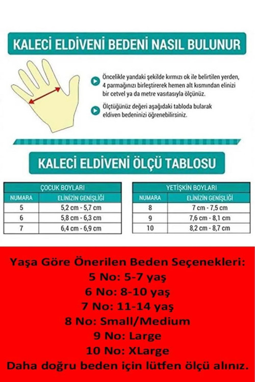 Gk Degaj Avuç İçi Renkli Çocuk Goalkeeper Gloves Bilek Bandajlı Kaleci Eldiveni Kaleci Sprey Seti