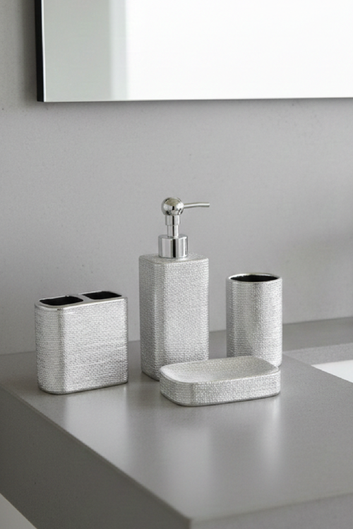 Silver Sabunluk Banyo Seti