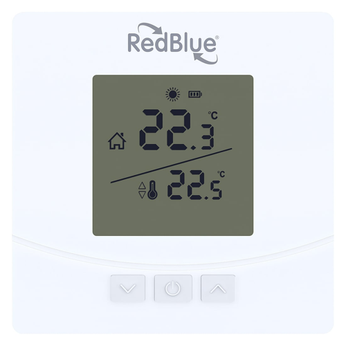 SQUARE 05 RF Kablosuz Dijital Oda Termostatı (Smart Değildir, Programlı Değildir))
