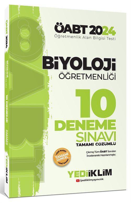 2024 ÖABT Biyoloji Öğretmenliği Tamamı Çözümlü 10 Deneme Sınavı