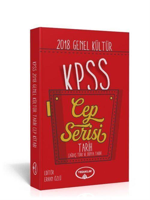 2018 KPSS Genel Kültür Tarih Çağdaş Türk ve Dünya Tarihi Cep Kitapçığı