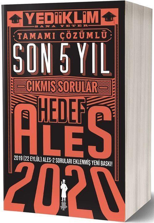 2020 ALES Son 5 Yıl Tamamı Çözümlü Çıkmış Sorular(22 Eylül Ales-2 Ekli)