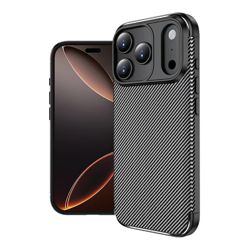iPhone 17 Pro Max Kılıf MKST Negro Silikon Kapak - Siyah