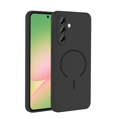 Galaxy A36 Kılıf M-safe Şarj Özellikli MKST Meta Kapak - Siyah