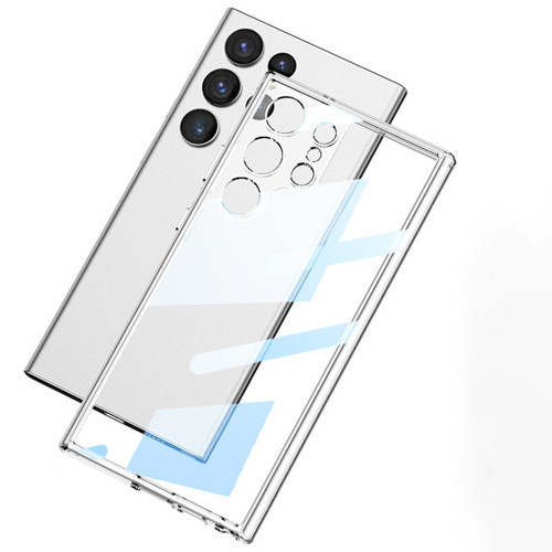 Galaxy S26 Ultra Kılıf MKST Süper Silikon Kapak - Şeffaf