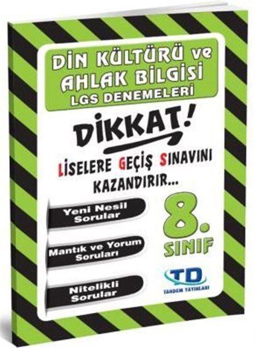 8. Sınıf Din Kültürü ve Ahlak Bilgisi LGS Denemeleri