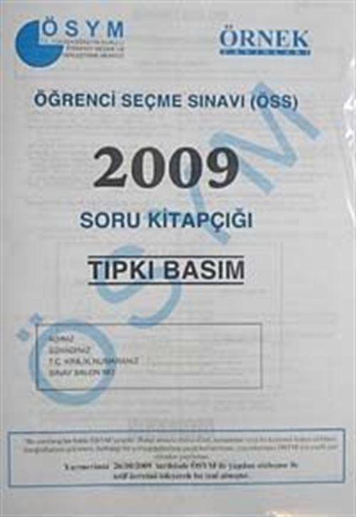 ÖSS 2009 Soru Kitapçığı (Tıpkı Basım)