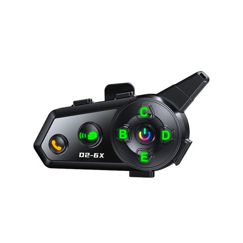 Motosiklet İnterkom Seti - 6 Sürücü Bağlantılı, Hi-Fi Ses Kaliteli Bluetooth Kulaklık, Kask Uyumlu Dağcılık ve Motorcu Haberleşme Sistemi