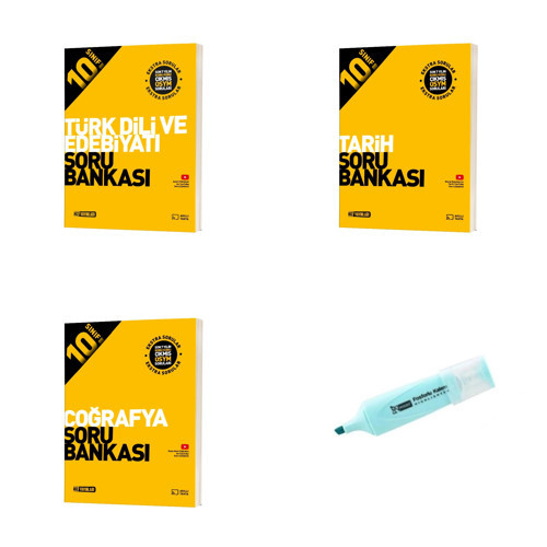 10.Sınıf Edebiyat Tarih Coğrafya Soru Bankası (Yeni Müfredat)