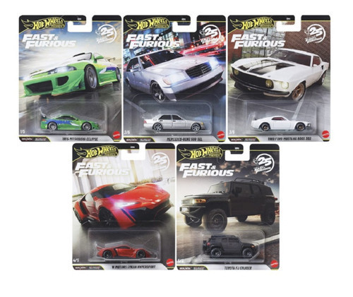 Fast & Furious Premium 2026 5li Set
