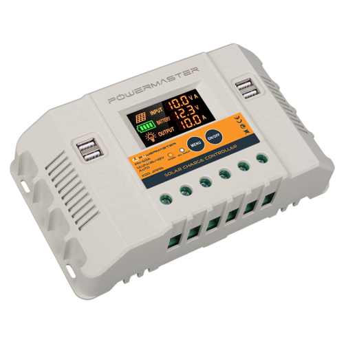 PM-50A 12V 24V 36V 48V 50A 4 Usb'li Dijital Otomatik Solar Güneş Enerjisi Şarj Regülatörü