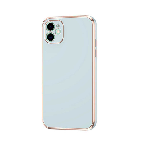 iPhone 12 Uyumlu MKST Bark Kılıf-Mavi Açık