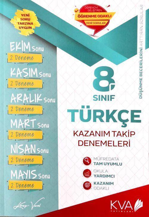 8. Sınıf Türkçe Kazanım Takip Denemeleri