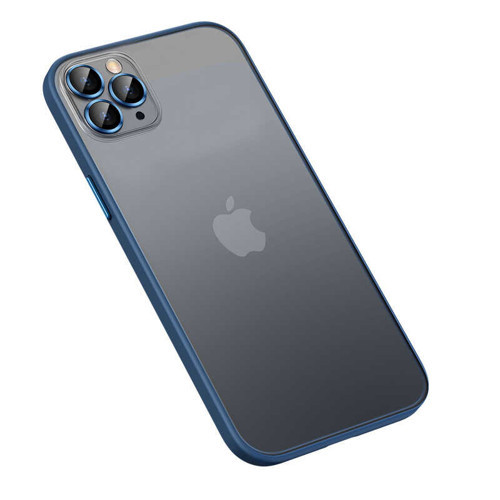 iPhone 12 Pro Uyumlu MKST Retro Kılıf-Lacivert