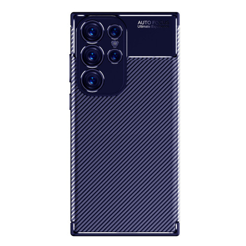Galaxy S23 Ultra Uyumlu MKST Negro Silikon Kılıf-Lacivert