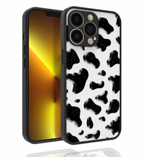 iPhone 13 Pro Max Uyumlu Desenli Kamera Korumalı Parlak MKST Nora Kılıf-NO2