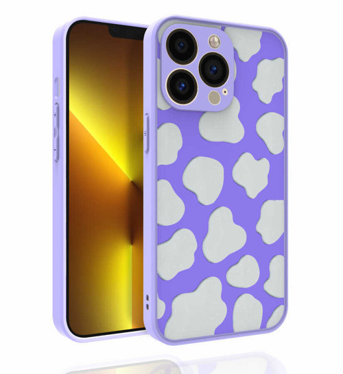 iPhone 13 Pro Max Uyumlu Desenli Kamera Korumalı Parlak MKST Nora Kılıf-NO6