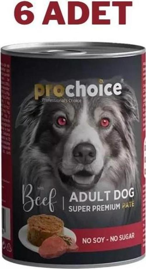 Adult Dog Beef Pate Köpek Konservesi 6 x 400 gr