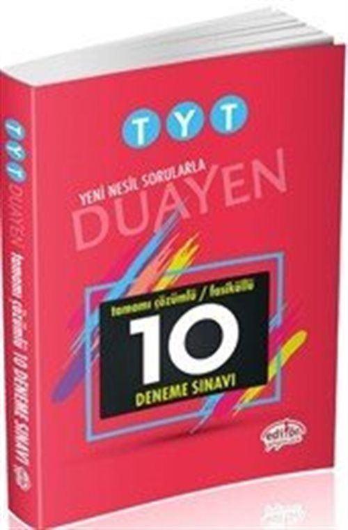 TYT Duayen Çözümlü 10 Fasikül Deneme Sınavı