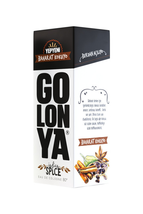 Spice 250 ML Cam Şişe Baharat Kokulu Kolonya 12 Adet (1 Koli)