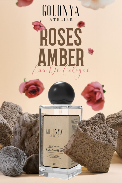 Roses Amber Niche Seri Parfüm Kolonya 100 Ml 80°