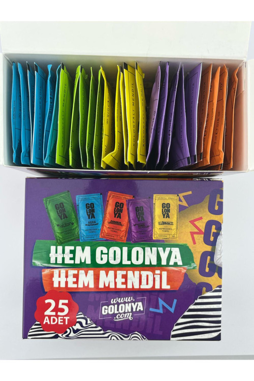 Karma Kolonyalı Mendil 25'Lİ Set