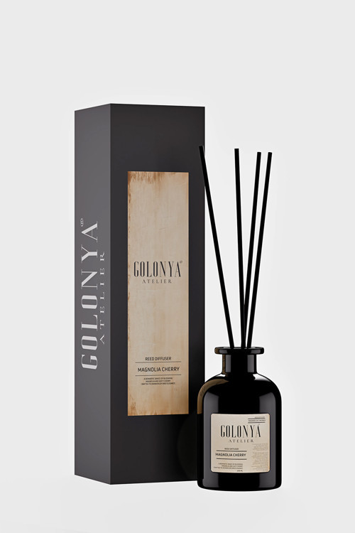 Magnolia Cherry Niche Seri Premium Oda & Ofis Ortam Kokusu 250Ml Bambu Çubuklu