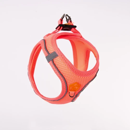 Neon Pembe Airmesh Kedi Köpek Göğüs Tasması 3XS