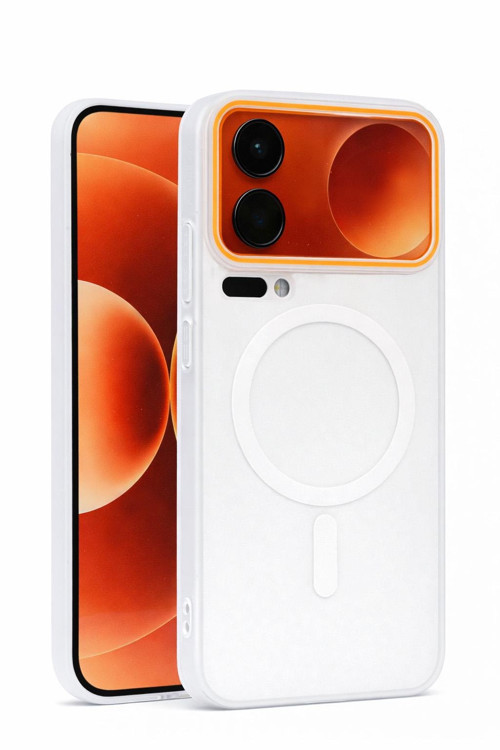 Xiaomi 17 Pro Max Uyumlu Magsafe Wireless Şarj Özellikli Mat Sert Arka Kapak Kılıf