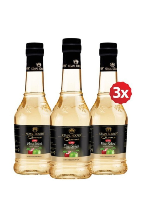 Gurme Elma Sirkesi 500 Ml 3 Lü Paket