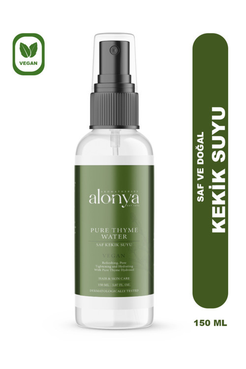 Pure Thyme Saf Kekik Hidrosolü Cilt Bakımında Canlandırıcı Arındırıcı Ve Ferahlatıcı Tonik 150 ml