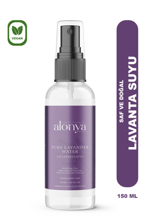 Pure Lavander Saf Lavanta Hidrosolü Canlandırıcı Ve Besleyici Cilt Bakım Toniği 150 ml
