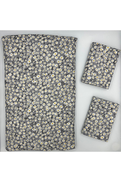 %100 Pamuk Kumaş Lastikli Çarşaf+Yastık Kılıfı Köşe Derinliği 28-30 Cm Yumuşak Kumaş Yeni Sezon