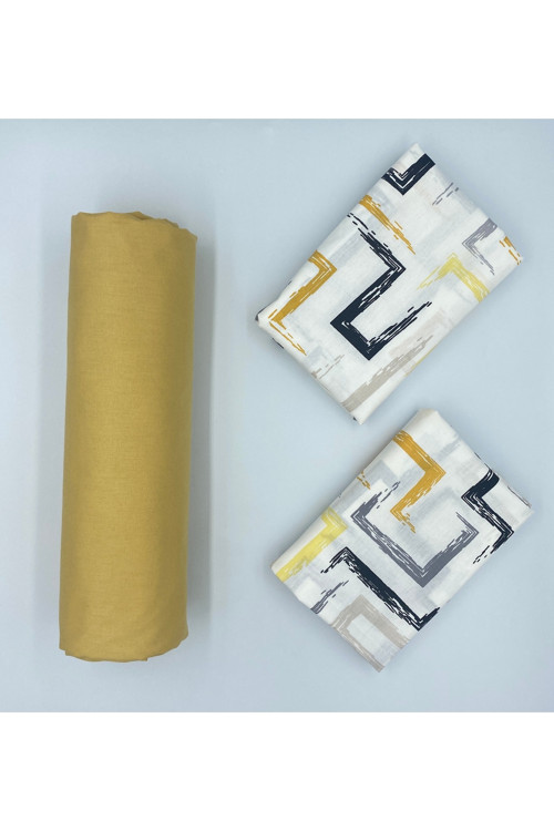 %100 Organik Pamuk Yumuşak Kumaş Lastikli Çarşaf+Yastık Kılıfı Köşe Derinliği 28-30 Cm**Yeni Sezon**