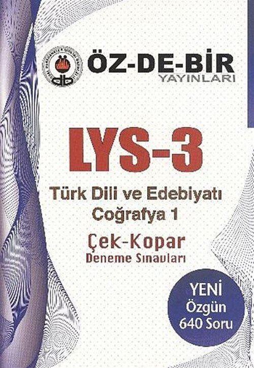 LYS-3 Türk Dili ve Edebiyatı, Coğrafya 1 Çek-Kopar Deneme Sınavları - Yeni Özgün 640 Soru