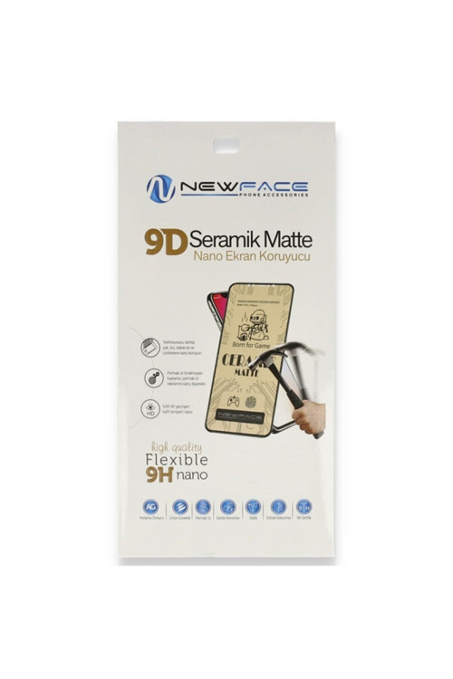 Samsung Galaxy A72 Mat Seramik Nano Kırılmaz Cam Tam Kaplayan Ekran Koruyucu