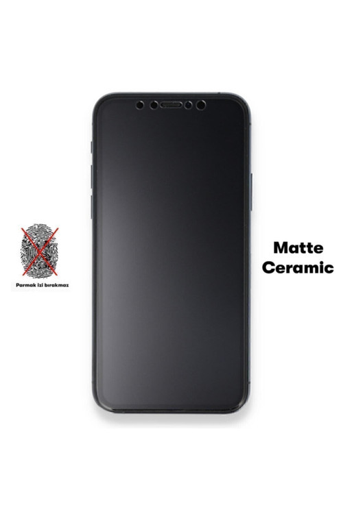 Iphone X Cam Koruyucu Mat Seramik Nano 9d Ekranı Tam Kaplayan