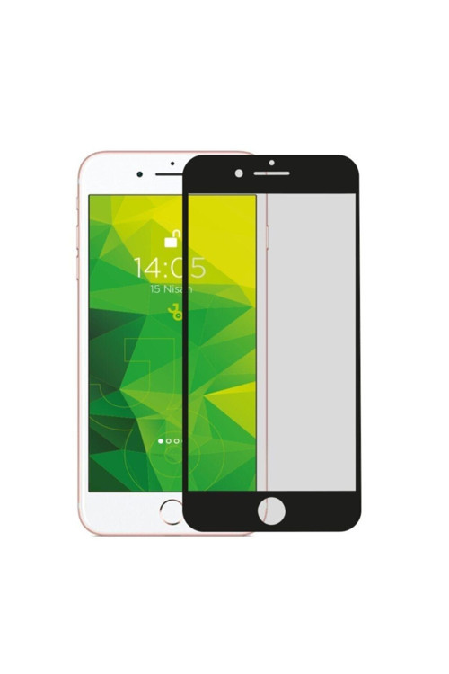 Hayalet Ekran Koruyucu Iphone 7 Plus / 8 Plus Uyumlu Siyah Cam Ekran Koruyucu Cek-126 Privacy