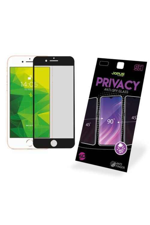 Iphone 8 Hayalet Ekran Privacy Görünmez Gizli Tam Kaplayan Kırılmaz Cam