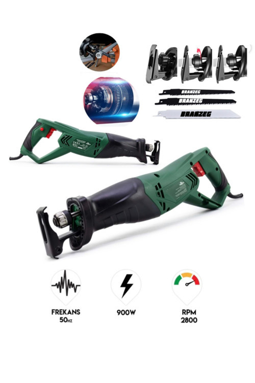 Tilki Kuyruğu Kemik Kesme 230Mm 900W 2800 Devir 3 Adet Bıçak