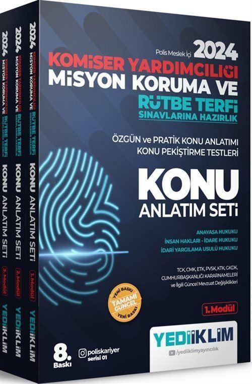 2024 Komiser Yardımcılığı Misyon Koruma ve Rütbe Terfi Sınavlarına Hazırlık Anayasa Hukuku - İnsan Hakları - İdare Hu...